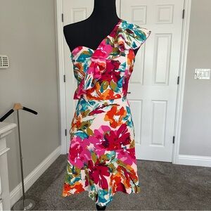SHEIN Vibrant summer floral print dress size 6